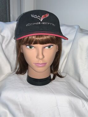 CORVETTE C7 Logo Ball Cap, Adjustable, NEW